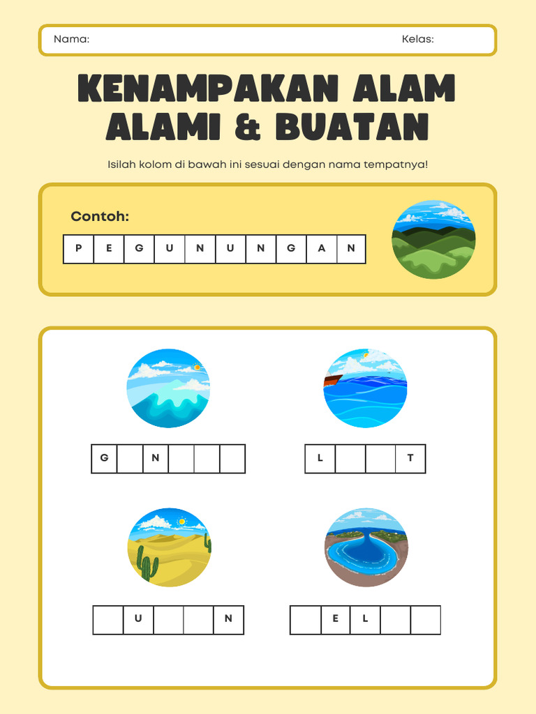 Kenampakan Alam dan Buatan Panduan Lengkap PDF Kenampakan Alam dan Buatan Panduan Lengkap PDF