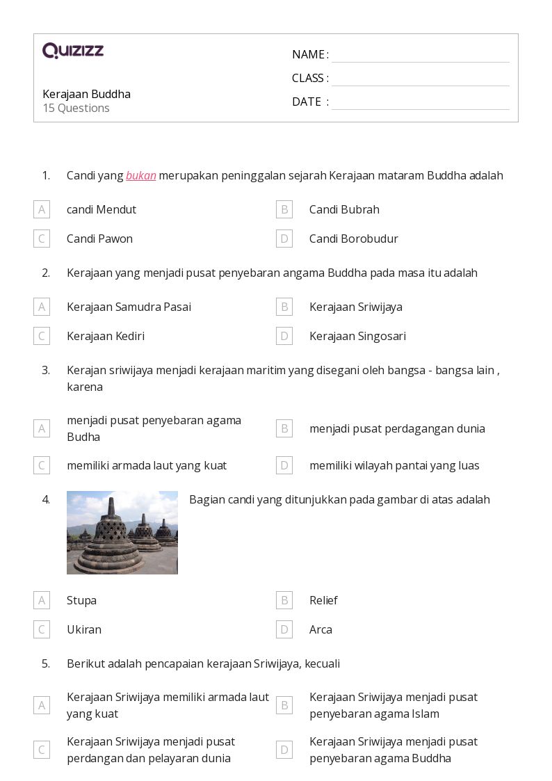 50 lembar kerja sejarah dunia kuno untuk Kelas 4 di Quizizz Gratis